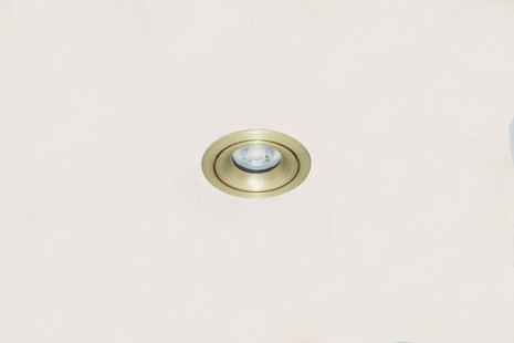 Artdelight Alice - inbouwspot - Ø 90 mm, Ø 83 mm inbouwmaat - mat goud