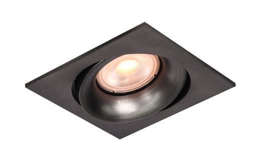 Artdelight Alice - inbouwspot - Ø 90 x 90 mm, Ø 83 mm inbouwmaat - licht brons