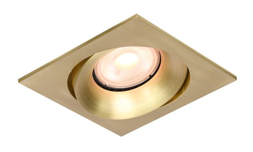 Artdelight Alice - inbouwspot - Ø 90 x 90 mm, Ø 83 mm inbouwmaat - mat goud