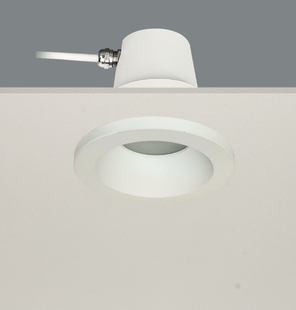 Artdelight Bados - inbouwspot 1L -   Ø 95 mm , Ø 84 mm inbouwmaat - IP65 - wit