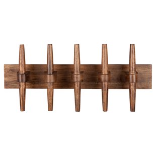 Dutchbone Jakub Wandkapstok Small Walnoot