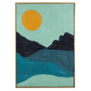 Dutchbone Gandhi Schilderij Wolvilt 70x100