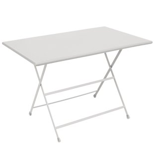 Emu Arc En Ciel 110 Rechthoekige Tuintafel Matt White
