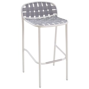 Emu Yard Stool Barkruk Matt White/grey