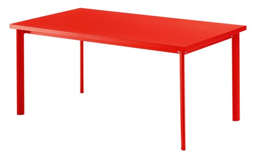 Emu Star Tuintafel Rechthoek Scarlet Red 160x90