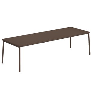 Emu Yard Extensible Table Aluminium Tuintafel 160-270x98 Bruin Emu Yard Extensible Table Aluminium Tuintafel 160-270x98 Bruin