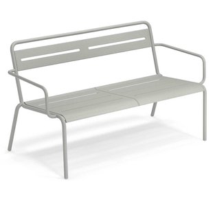 Emu Star Tuinbank Met Armleuning Cement