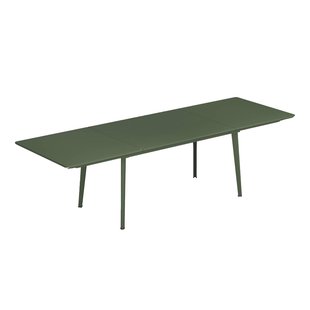 Emu Plus4 Uitschuifbare Tuintafel 90x160/270 Legergroen