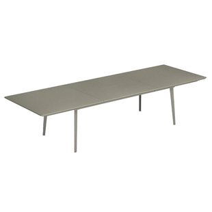 Emu Plus4 Uitschuifbare Tuintafel 90x220/330 Grijs/groen
