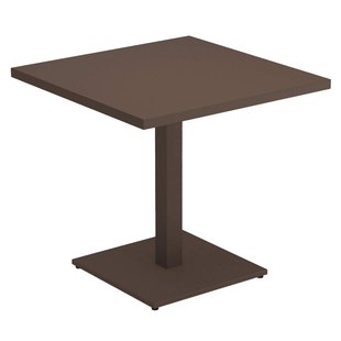 Emu Round Tuintafel Vierkant 80x80 Indian Brown