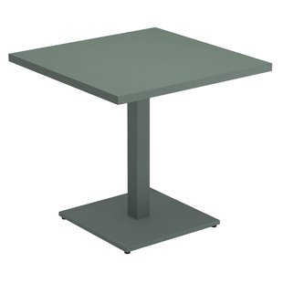 Emu Round Tuintafel Vierkant 80x80 Donkergroen