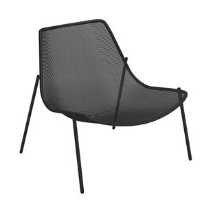 Emu Round Lounge Fauteuil Zwart
