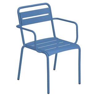 Emu Star Aluminium Tuinstoel Met Armleuning Marine Blauw