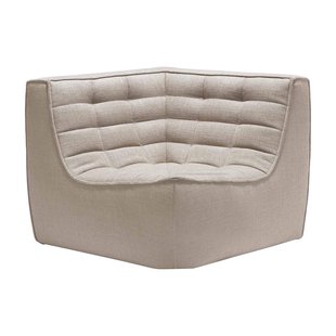Ethnicraft N701 Bank Hoekelement Beige Ethnicraft N701 Bank Hoekelement Beige