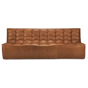 Ethnicraft N701 Bank 3-zits Old Saddle