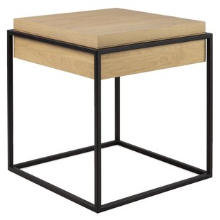 Ethnicraft Monolit Bijzettafel 48x48 Eiken Ethnicraft Monolit Bijzettafel 48x48 Eiken