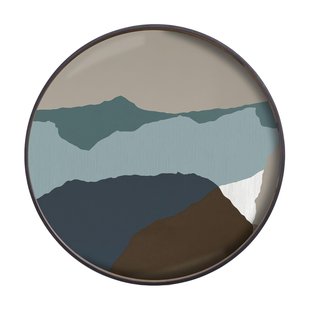 Ethnicraft Wabi Sabi Dienblad Graphite&Oslash;92