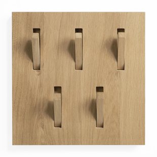 Ethnicraft Utilitile Wandkapstok 40x40 Eiken Naturel