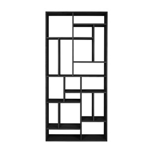 Ethnicraft M-rek Stellingkast Boekenkast Large Zwart Eikenhout