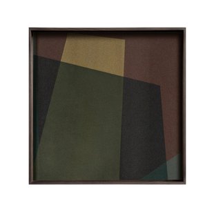 Ethnicraft Angle Dienblad Slate 38x38