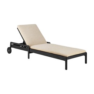 Ethnicraft Jack Outdoor Ligstoel Teak Zwart