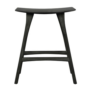 Ethnicraft Osso Barkruk 65 Zwart Eiken Ethnicraft Osso Barkruk 65 Zwart Eiken