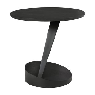 Ethnicraft Oblic Bijzettafel Zwart Ethnicraft Oblic Bijzettafel Zwart