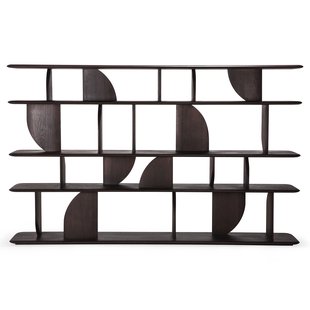 Ethnicraft Geometric Stellingkast 210x35 Teak Donker Ethnicraft Geometric Stellingkast 210x35 Teak Donker