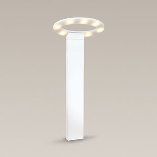 Maxlight Ovale - tuinpaal - 25 x 25 x 60 cm - 7 x 1W LED incl. - IP54 - wit