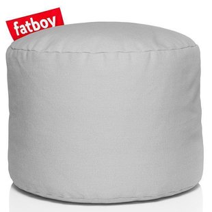 Fatboy Point Stonewashed Poef Zilvergrijs