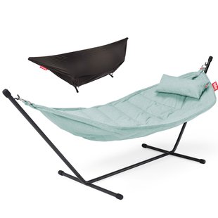 Fatboy Headdemock Superb Deluxe Hangmat Seafoam Rack Black Fatboy Headdemock Superb Deluxe Hangmat Seafoam Rack Black