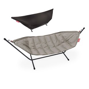Fatboy Headdemock Superb Deluxe Hangmat Grey Taupe Rack Black Fatboy Headdemock Superb Deluxe Hangmat Grey Taupe Rack Black