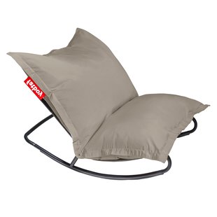 Fatboy Rock'n Roll Schommelstoel Zwart Outdoor Zitzak Grey Taupe