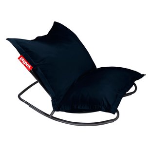 Fatboy Rock&#039;n Roll Schommelstoel Zwart Outdoor Zitzak Dark Ocean