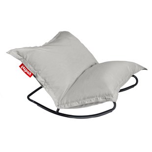 Fatboy Rock&#039;n Roll Schommelstoel Zwart Outdoor Zitzak Mist