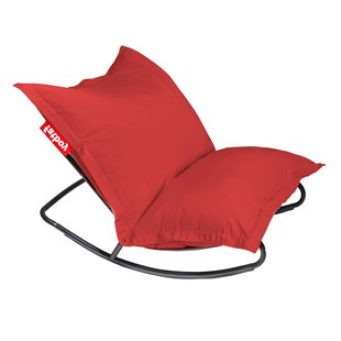 Fatboy Rock&#039;n  Roll Schommelstoel Zwart Outdoor Zitzak Red