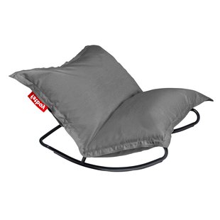 Fatboy Rock&#039;n Roll Schommelstoel Zwart Outdoor Zitzak Rock Grey