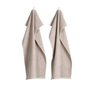FDB M&oslash;bler R33 Handdoek 50x90 Set Van 2 Beige