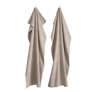FDB M&oslash;bler R33 Handdoek 70x140 Set Van 2 Beige