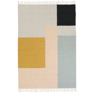 Ferm Living Kelim Vloerkleed Medium 140x200 Squares