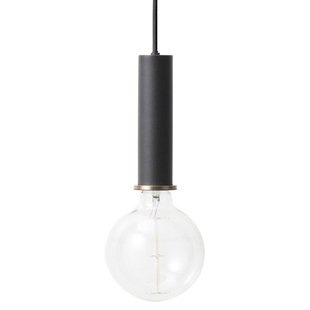 Ferm Living Socket Hanglamp High Zwart Ferm Living Socket Hanglamp High Zwart