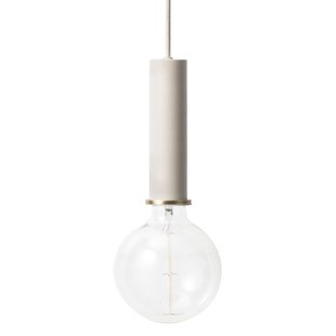 Ferm Living Socket Hanglamp High Lichtgrijs