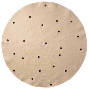 Ferm Living Black Dots Vloerkleed 130