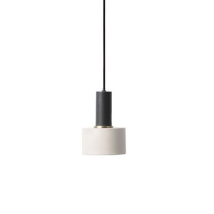 Ferm Living Disc Light Grey Hanglamp Klein Zwart