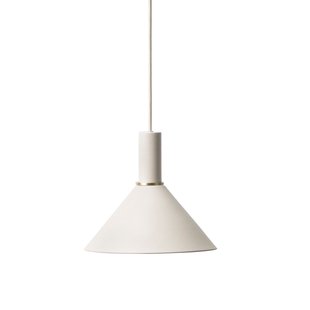 Ferm Living Cone Light Grey Hanglamp Klein Lichtgrijs