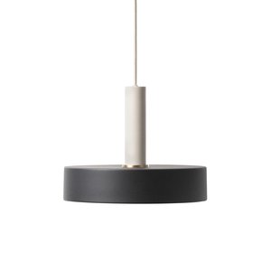 Ferm Living Record Black Hanglamp Groot Lichtgrijs