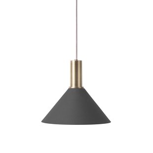 Ferm Living Cone Black Hanglamp Klein Messing Ferm Living Cone Black Hanglamp Klein Messing