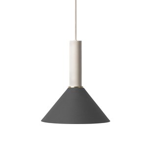 Ferm Living Cone Black Hanglamp Groot Lichtgrijs Ferm Living Cone Black Hanglamp Groot Lichtgrijs