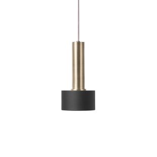Ferm Living Disc Black Hanglamp Groot Messing