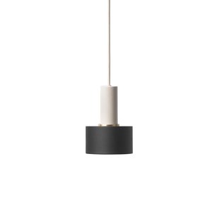 Ferm Living Disc Black Hanglamp Klein Lichtgrijs